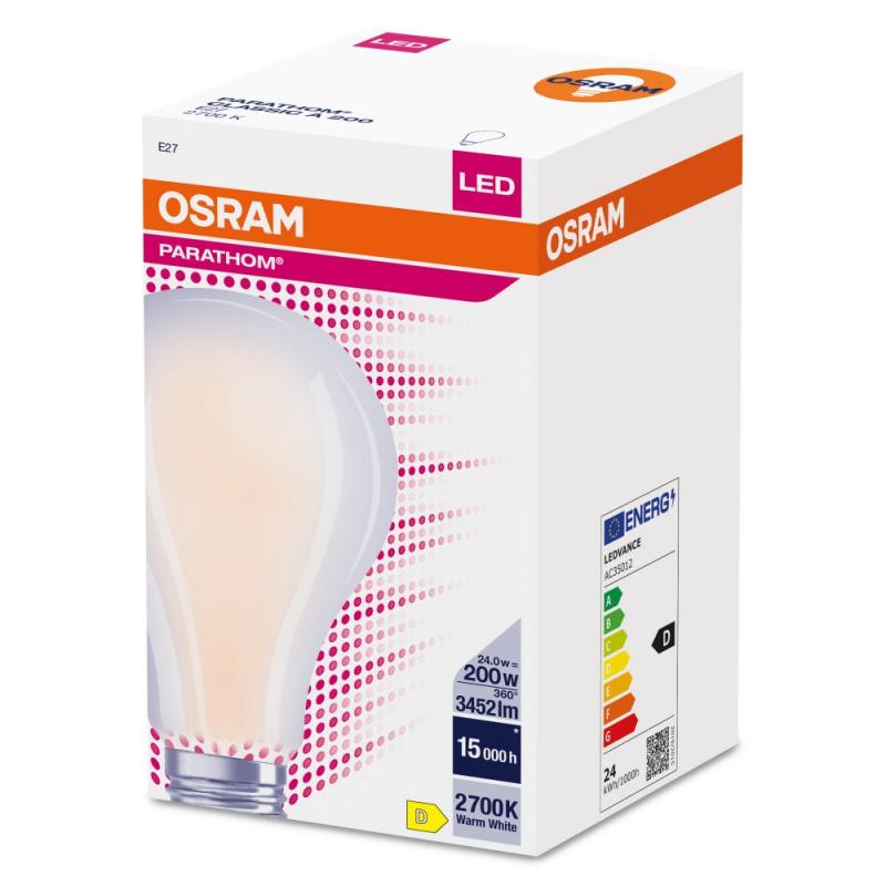 EXTREM starke OSRAM E27 PARATHOM LED Lampe opalweiß mattiert 24W wie 200W warmweißes Licht - Aktion: Nur noch angezeigter Bestand verfügbar