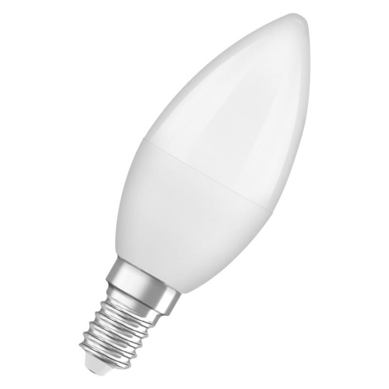 2er Pack OSRAM E14 LED STAR RETROFIT Lampe Kerzenform matt 4W wie 40W warmweißes Licht
