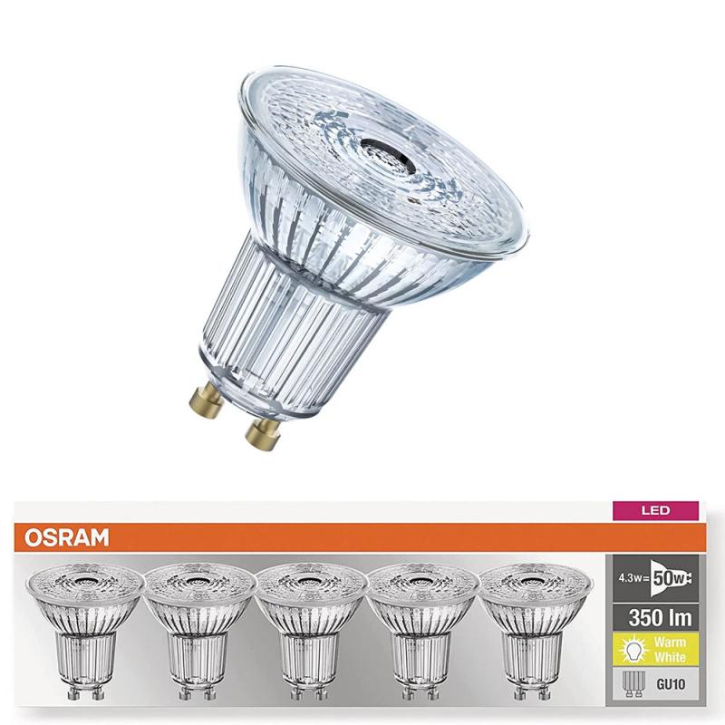 OSRAM GU10 LED Strahler STAR PAR16 36° Abstrahlwinkel 4,3W wie 50W 2700K warmweiss