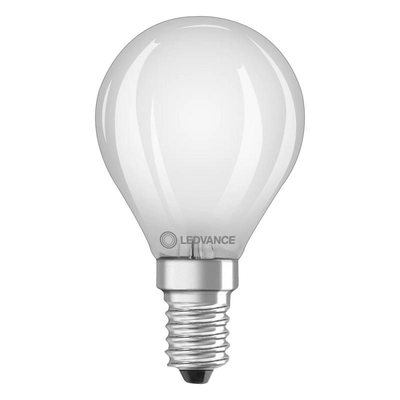 Ledvance E14 Effiziente dimmbare LED Lampe Classic matt 2,9W wie 40W 2700K warmweißes Licht