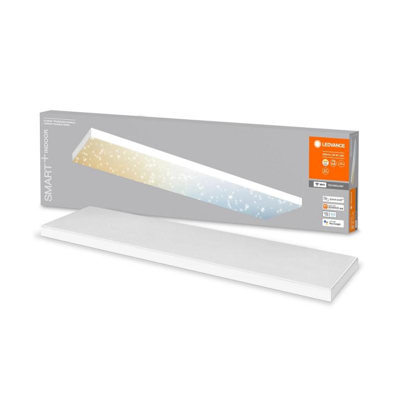 LEDVANCE WiFi Smart+ LED Panel Planon Frameless Sparkle 120x30cm mit Sternenhimmeleffekt & Tunalble White