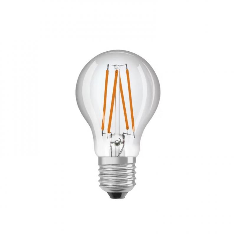 Aktion: Nur noch angezeigter Bestand verfügbar - OSRAM E27 LED Filament Lampe mit Sensor 4,9W wie 40W warmweiß 2700K