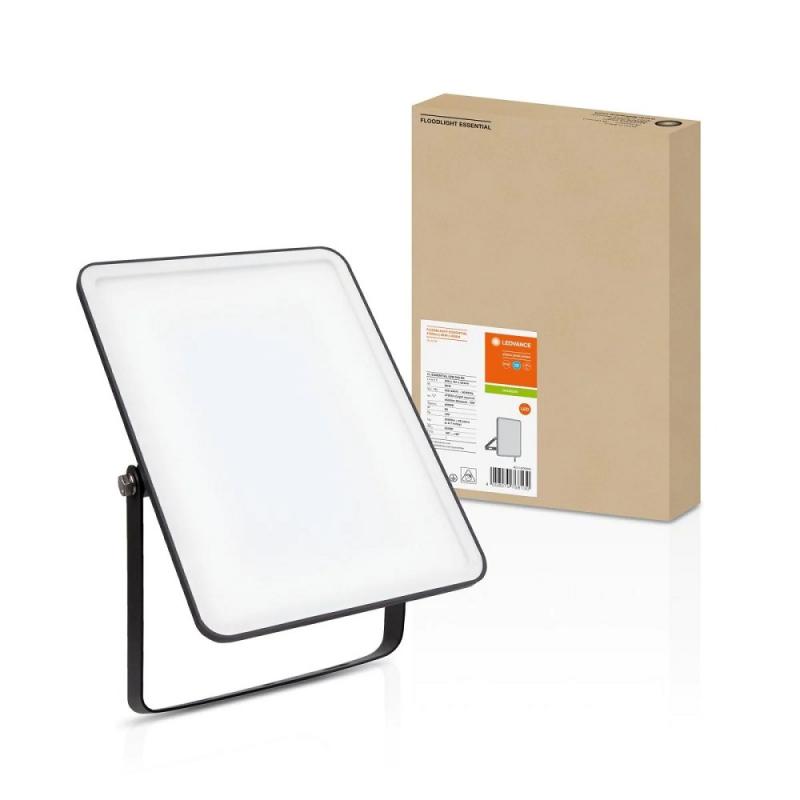 LEDVANCE Leistungsstarker LED Fassadenstrahler Floodlight Essential 50W 4000K neutralweißes Licht IP65