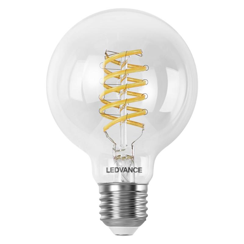 LEDVANCE E27 SMART+ WiFi LED Filament Globe Lampe klar dimmbar 8W wie 60W 2700-6500K Tunable White