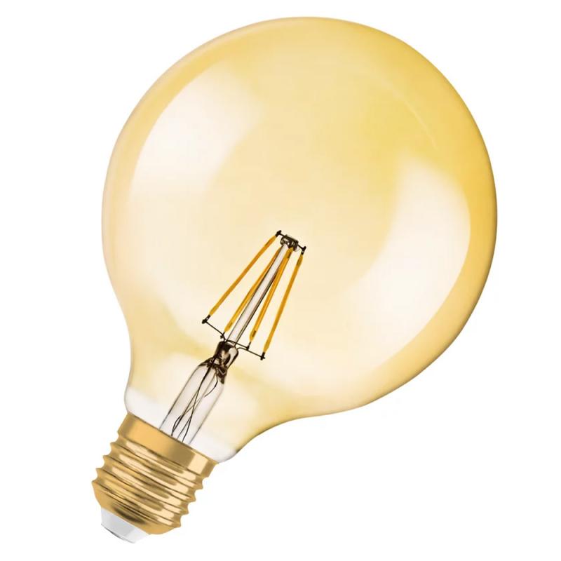 Osram E27 Globe 51 LED Lampe VINTAGE 1906 dimmbar Filament 7W wie 51W 2400K extra warmweißes Licht