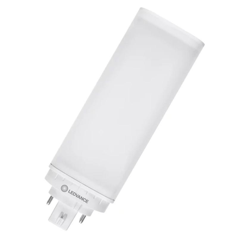 Ledvance DULUX LED T/E26 HF & AC MAINS V 10W 840 GX24Q-3  Kompaktlampe wie 26W 4000K neutralweißes Licht - EVG