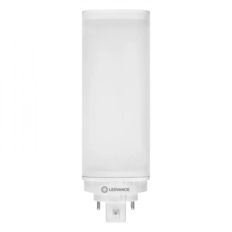 Ledvance DULUX LED T/E26 HF & AC MAINS V 10W 840 GX24Q-3  Kompaktlampe wie 26W 4000K neutralweißes Licht - EVG