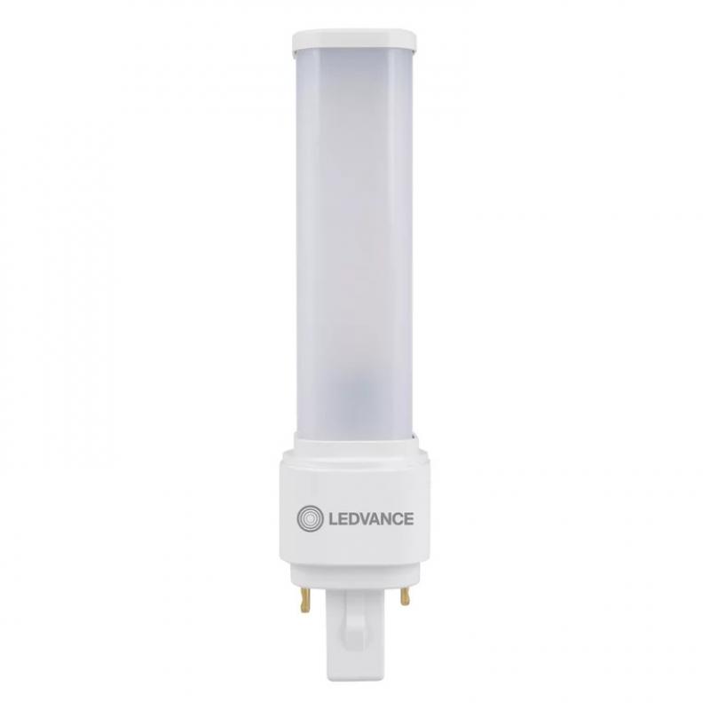 Ledvance DULUX D10 LED Kompaktlampe 2Pin G24d-1 4000K universalweißes Licht EM & AC für KVG/VVG 5W wie 10W