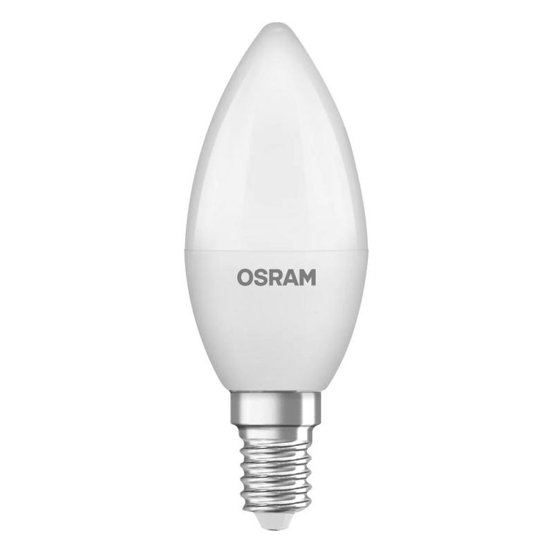 OSRAM E14 LED Leuchtmittel STAR Classic matt 3,3W wie 25W warmweißes Licht 2700K - Recycled Plastic