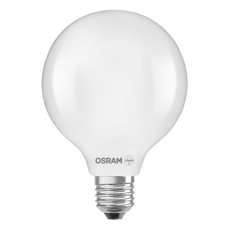 OSRAM E27 STAR Globe 95 besonders effiziente LED Kugellampe Frosted 5W wie 75W 2700K warmweißes Licht