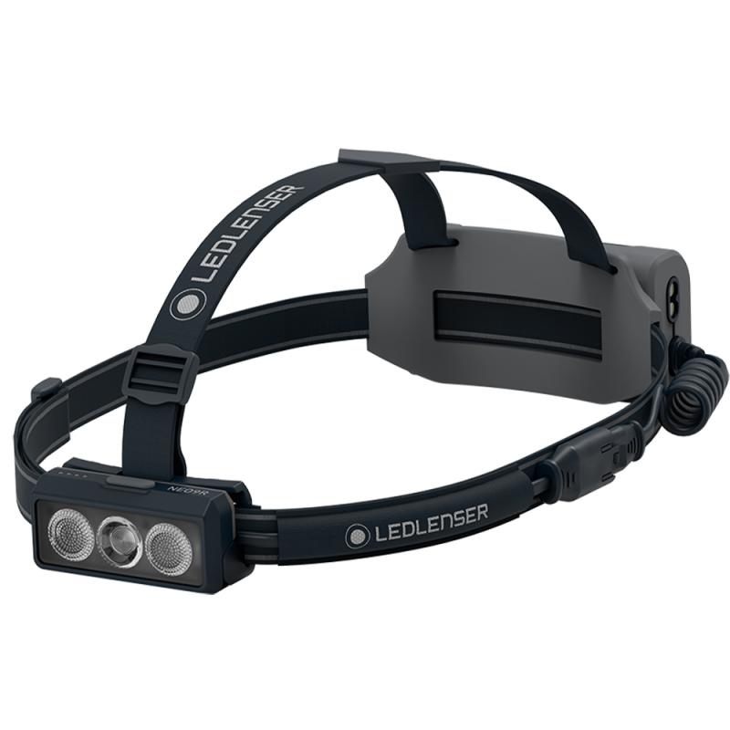 Ledlenser 502324 NEO9R Trailrunning Stirnlampe grau-schwarz