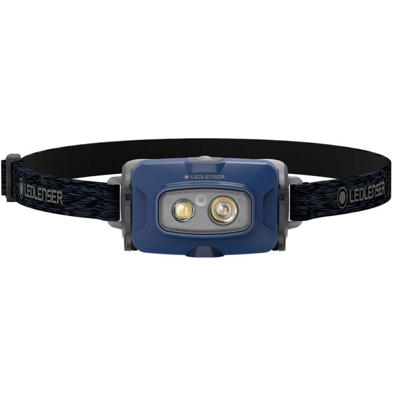 Ledlenser5502791 HF4R Core blau LED Stirnlampe Akku schwenkbarer Kopf