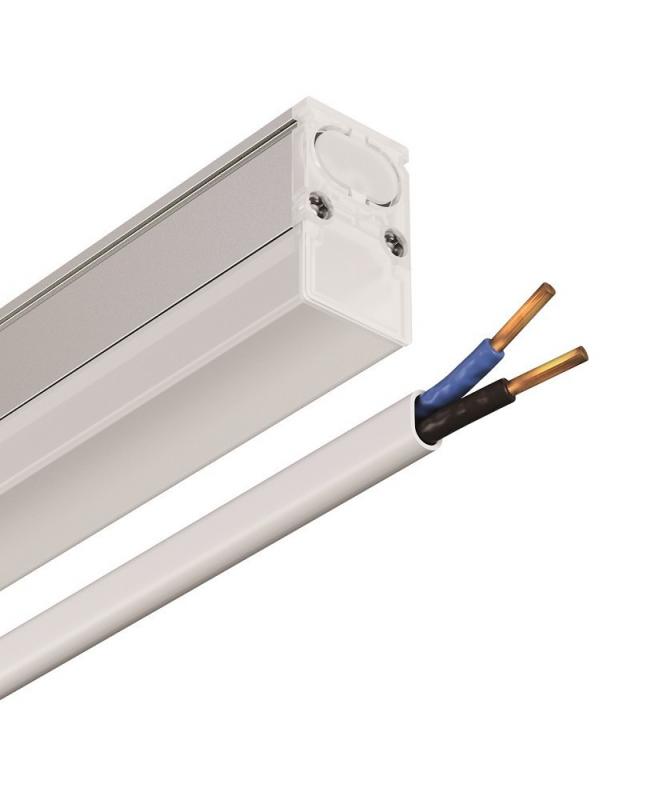 60cm Hochwertige Siteco Batten 41-F LED Lichtleiste 7W Aluminium in Silber mit Ein-/Aus-Schalter