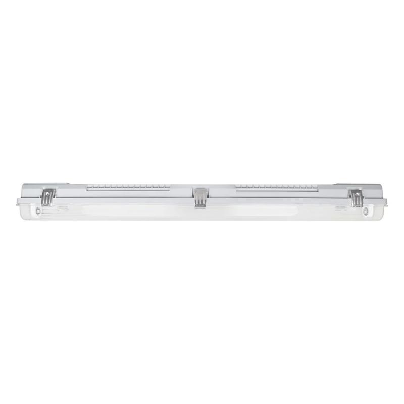 60cm Osram LED Feuchtraumleuchte 2-flammig 6500K kaltweißes Licht -  Ledvance Gehäuse + 1 x Osram LED Kunststoff Röhre 2x6,6W wie 36W