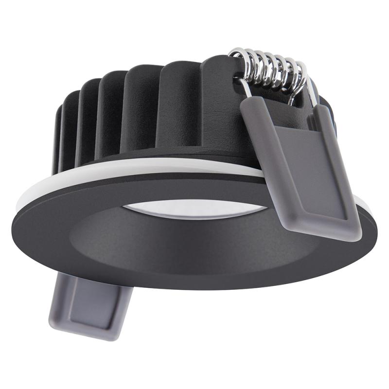 LEDVANCE Spot Air fix P LED-Einbaustrahler 36° dimmbar 6w 2700K warmweiß IP65 CRI90 Einbau-Ø 68 mm schwarz