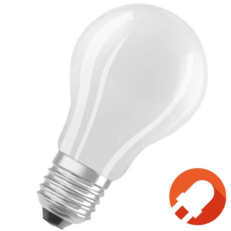 OSRAM E27 LED Leuchtmittel leistungsstark & besonders effizient matt 3,8W wie 60W 3000K warmweißes Licht - beste Energie Effizienz Klasse