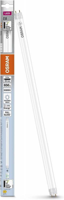 45cm Osram G13 T8 LED Röhre EM 5,4W wie 15W 4000K neutralweiß KVG GLAS