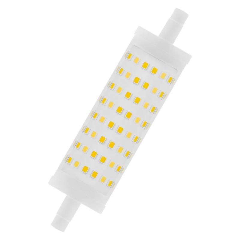 Leistungsstarke Ledvance R7s LED Stablampe 118mm dimmbar 15W wie 125W 2700K warmweißes Licht