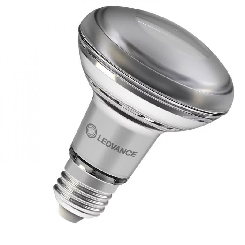 Ledvance E27 R80 Reflektorlampe 36° 4,8W wie 60W Strahler mit warmweißem Licht 2700K