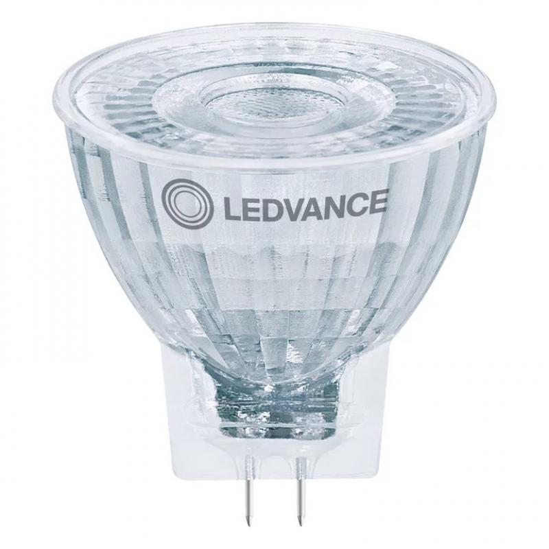 Ledvance GU4 MR11 36° 2.8W wie 20W warmweißer LED-Reflektor dimmbar 12V - hohe Farbwiedergabe 90Ra