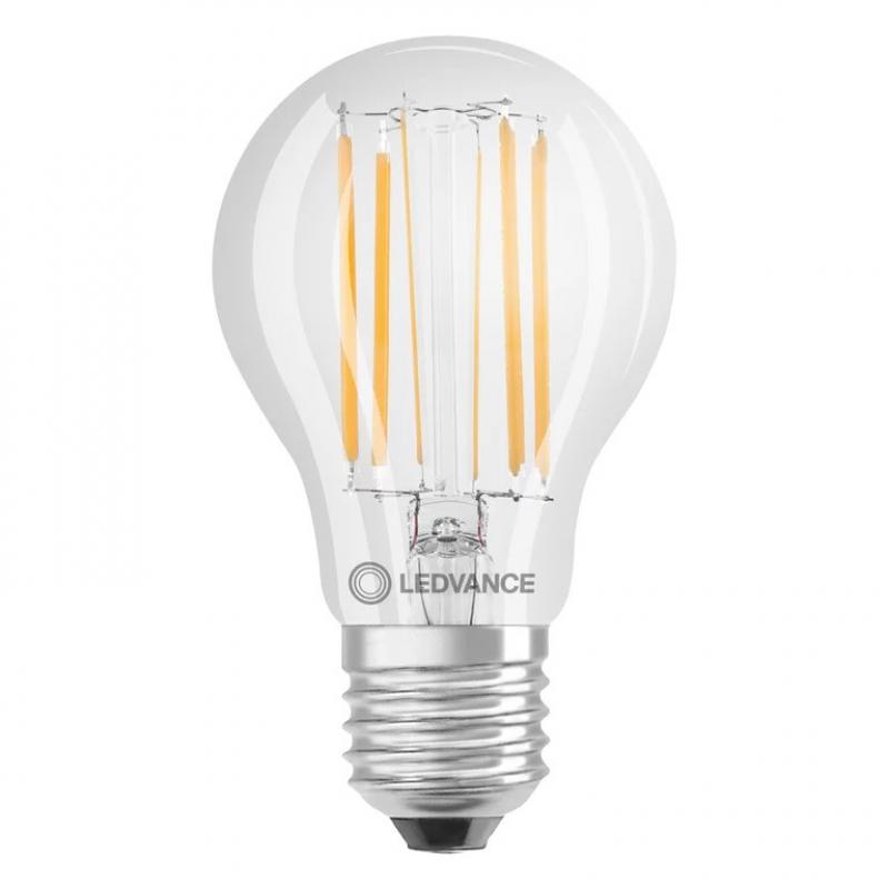 Ledvance E27 Retrofit CLASSIC LED Lampe klar 7,5W wie 75W 2700K warmweißes blendfreies Licht