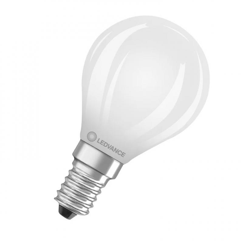 Ledvance E14 LED Tropfenlampe Classic matt 5,5W wie 60W 2700K warmweißes Licht