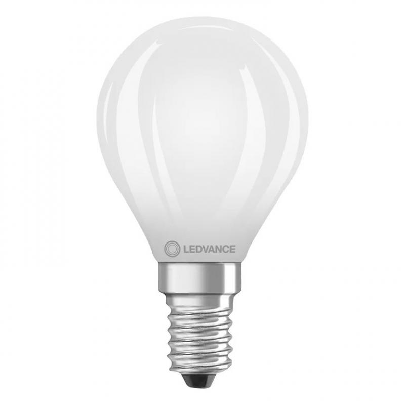 Ledvance E14 LED Tropfenlampe Classic matt dimmbar 5,5W wie 60W 2700K warmweißes Licht