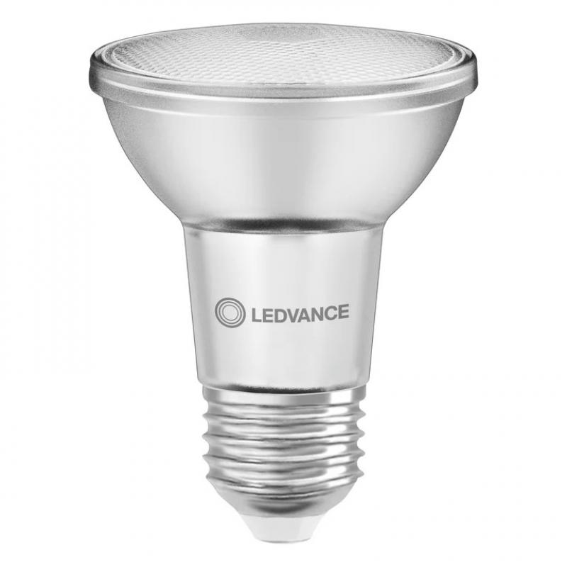 Ledvance E27 PAR20 Reflektorlampe 36° 6,4W wie 50W dimmbarer Strahler mit warmweißem Licht 2700K hohe Farbwiedergabe 90Ra