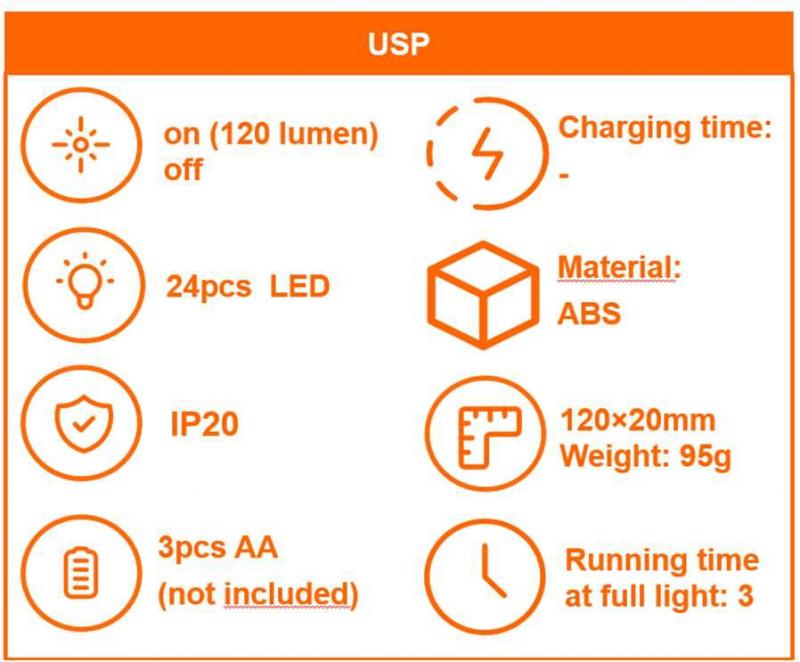 Ledvance LED mobile Leuchte CAMPING für 3xAAA Batterien exkl.