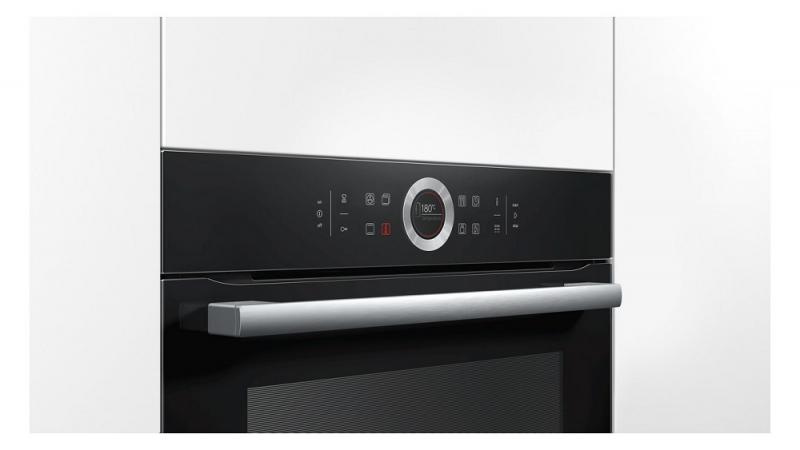 BOSCH HBG 675 BB 1 Einbaubackofen in Schwarz Serie 8 60x60cm