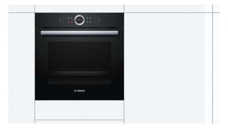 BOSCH HBG 675 BB 1 Einbaubackofen in Schwarz Serie 8 60x60cm