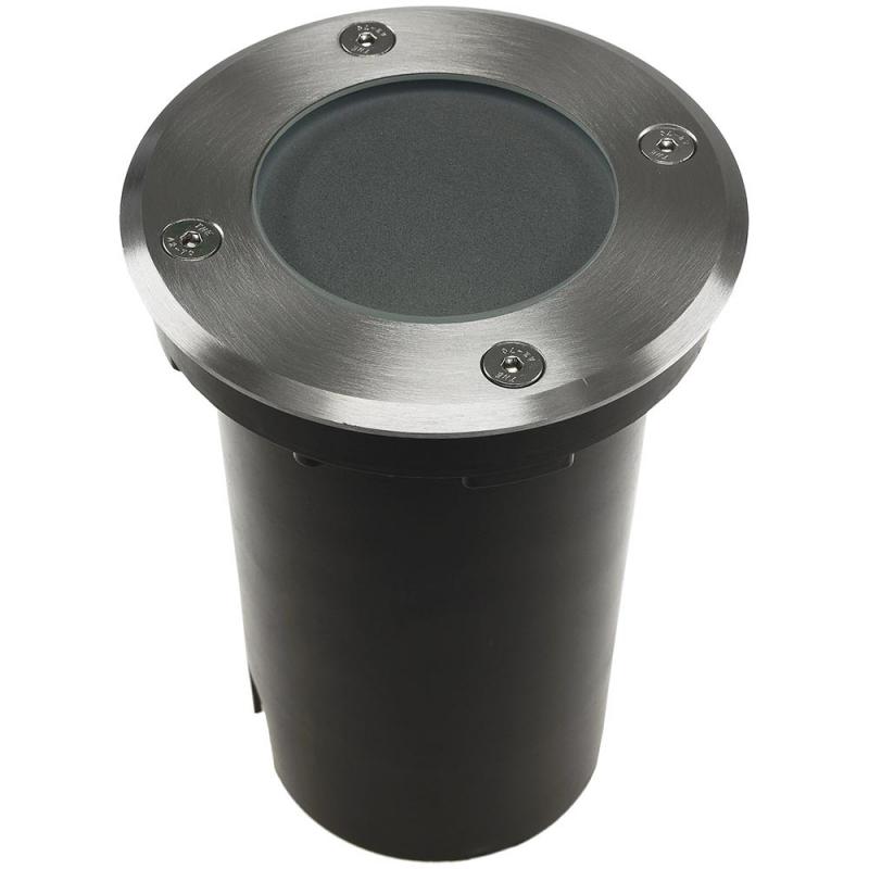 ChiliTec Bodenleuchte "BEL Uni R" ØxT 11x14cm, IP65, GU10 Fassung, rund