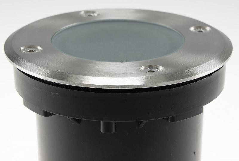 ChiliTec Bodenleuchte "BEL Uni R" ØxT 11x14cm, IP65, GU10 Fassung, rund