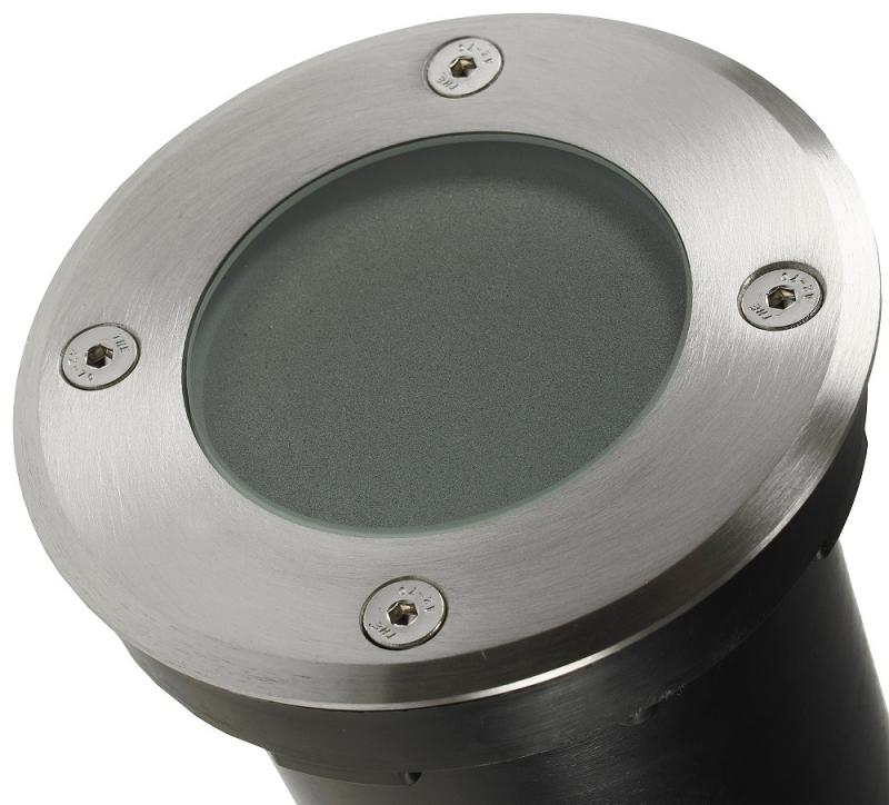 ChiliTec Bodenleuchte "BEL Uni R" ØxT 11x14cm, IP65, GU10 Fassung, rund
