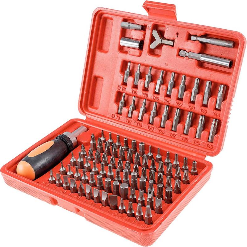 ChiliTec Bitsatz "Multi Box 101" 100 Bits und Ratschen-Schraubendreher