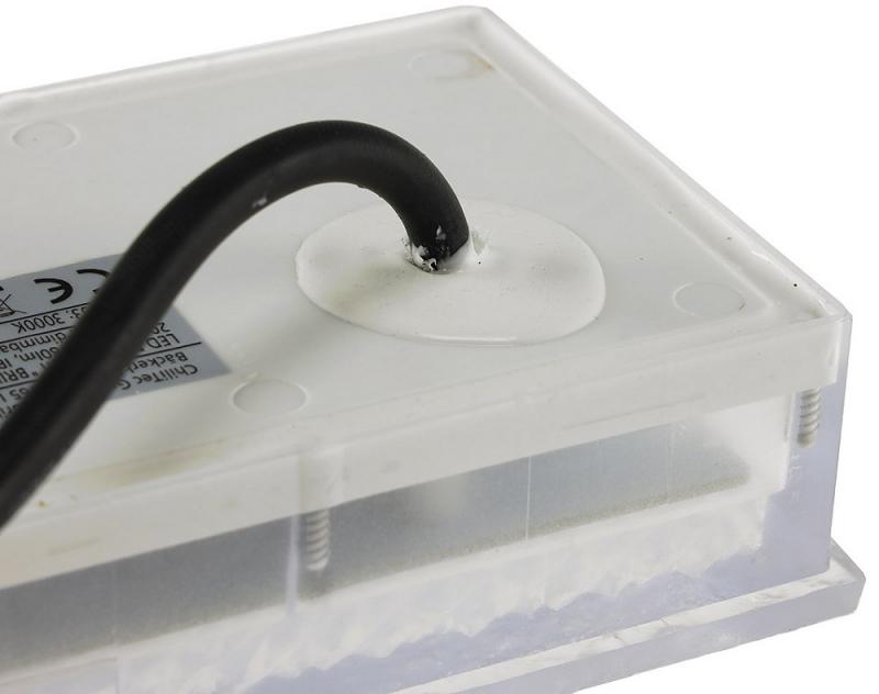 ChiliTec LED Pflasterstein "BRIKX 10" warmweiß 10x10x7cm, 120lm, IP67, 230V