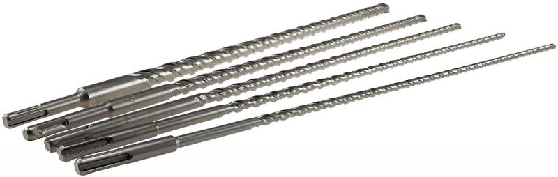 ChiliTec SDS-PLUS Schlagbohrerset, 60cm 8-10-12-16-20mm Ø