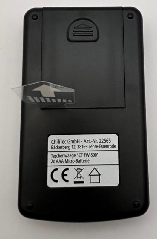 ChiliTec Feinwaage / Taschenwaage "CT FW-300" 300g x 0,01g