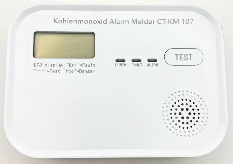 ChiliTec Kohlenmonoxid Melder "CT-KM 107" EN 50291 zertifiziert