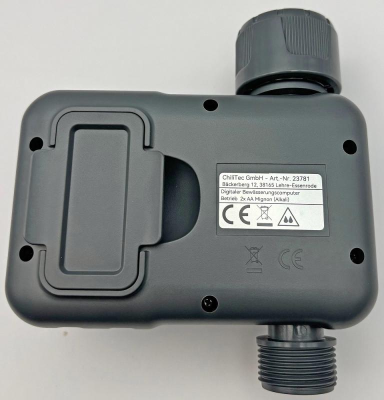 ChiliTec Digitaler Bewässerungscomputer "CT-WB7" mit Adapter 1" & 3/4", IP54