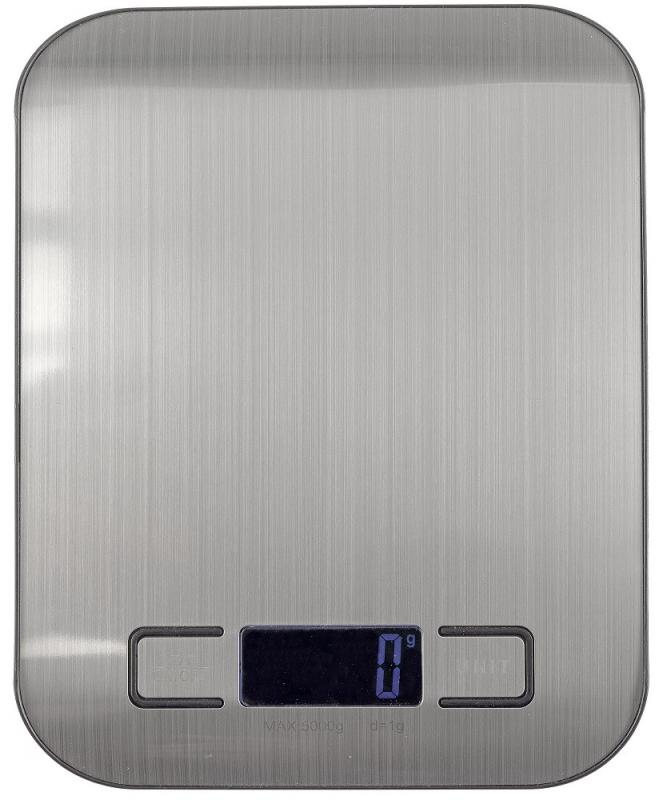 ChiliTec Digitale Küchenwaage "CT KW-5" 0-5kg, ±1g, 18x14x2cm