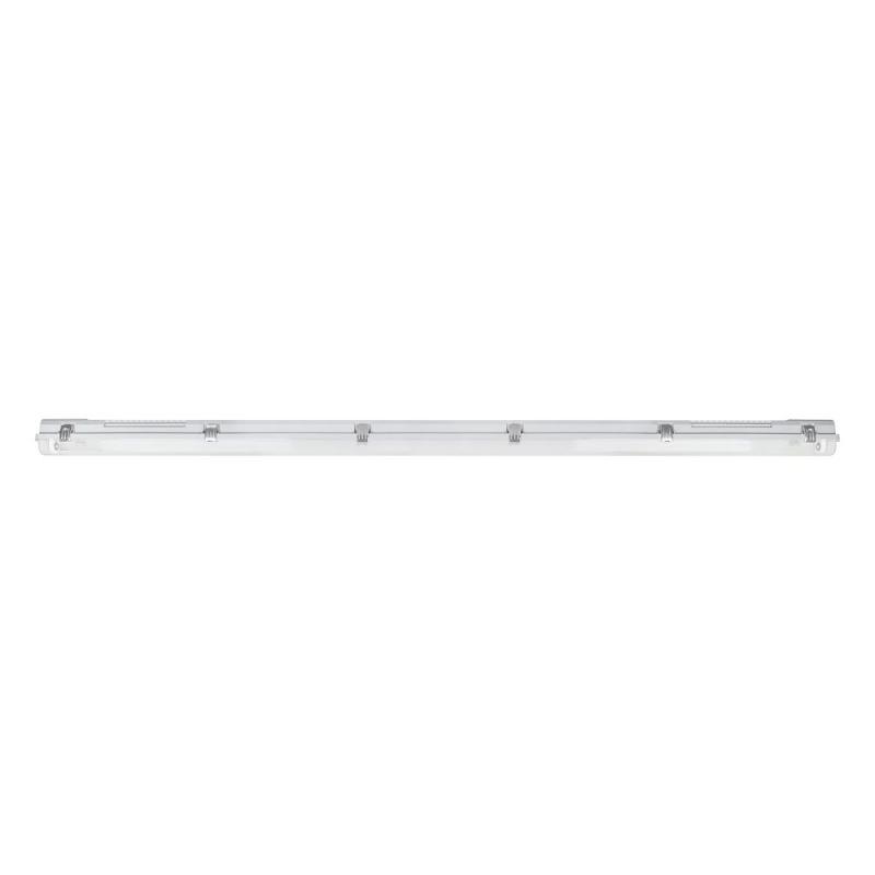 150cm Osram LED Feuchtraumleuchte 2 x 19W 6500K kaltweißes Licht inkl. 2x LED Röhren bruchfest (Ledvance Wanne + Osram Röhren)