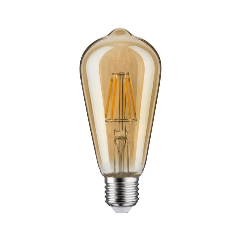 Paulmann 5066 Bundle 2xLED Lampen E27 6,5W wie 50W gold 2500K extra warmweißes Licht