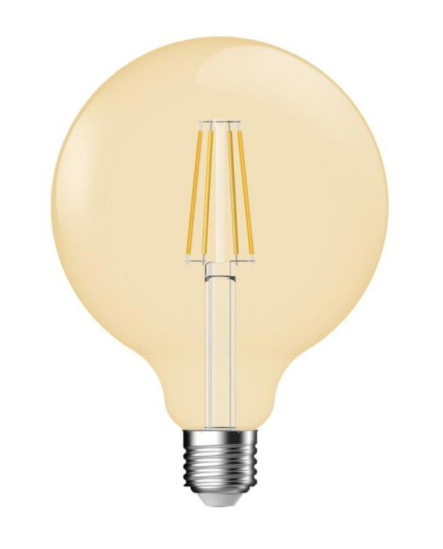 Nordlux E27 Classic Globe Deko LED-Filament Leuchtmittel  5,4W Honigfarben