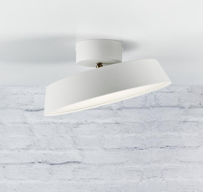 DFTP Dimmbare Alba Deckenlampe in Weiss