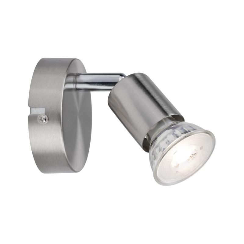 Paulmann 66743 Spotlight Carolina Wand- und Deckenstrahler Nickel