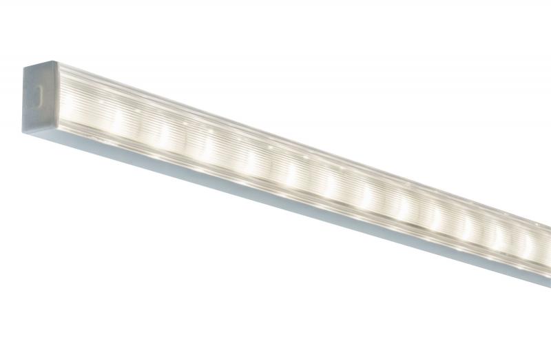 Profilleiste für LED-Streifen Square 2 Meter Aluminium eloxiert Satin Alu Paulmann 70810