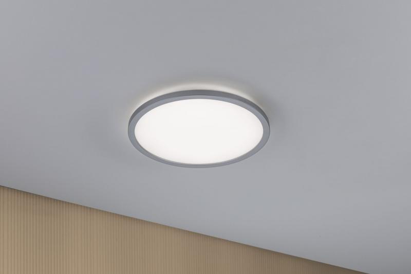 Paulmann 71005 LED Panel Atria Shine Backlight rund modern neutralweiß Chrom matt