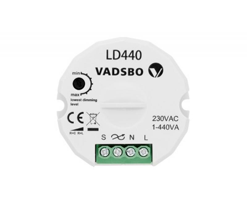 Wandmodul VADSBO Tastdimmer 440W Doseneinbau Sigor