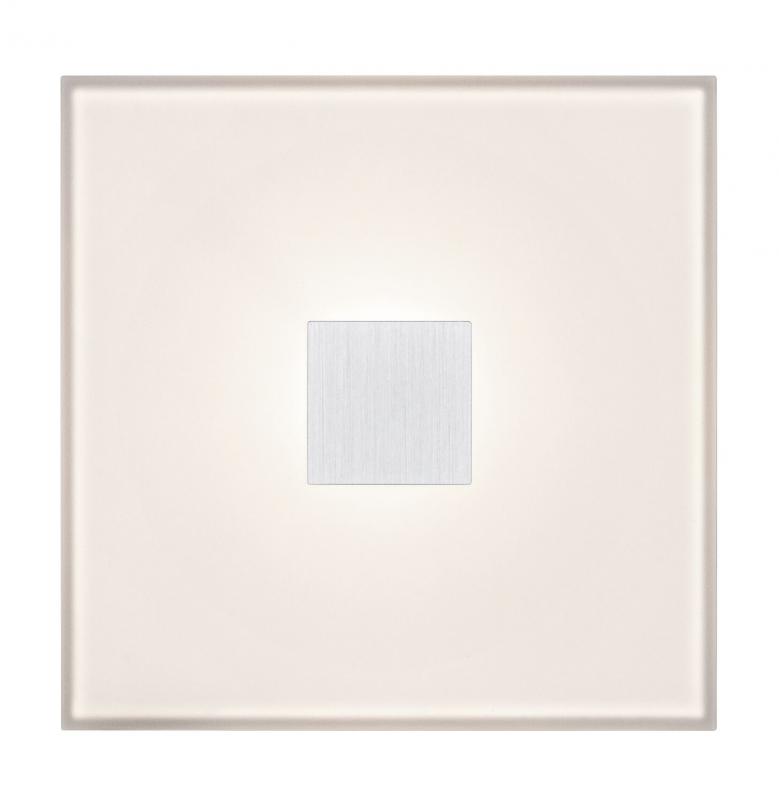 Paulmann 78400 LumiTiles LED Fliesen Square Einzelfliese 100x10mm 0,8W dimmbar warmweiß Weiß Kunststoff/Aluminium